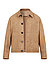 Overshirt Ligor, Ziegenvelours, beige - beige
