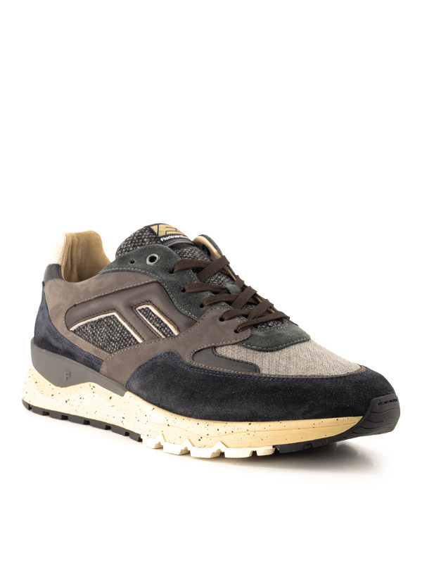 De Teener 01.60 Sneaker, Leder-Textil, blue