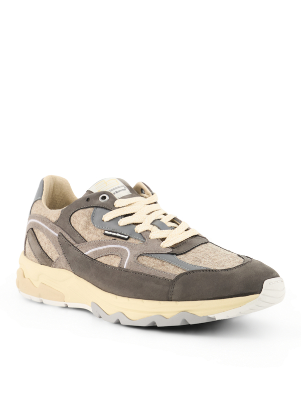Floris van Bommel Herren Sneaker beige,grau Nubuk-/Veloursleder