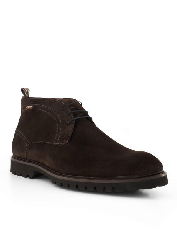 Floris van Bommel Herren Schuhe braun Nubuk-/Veloursleder