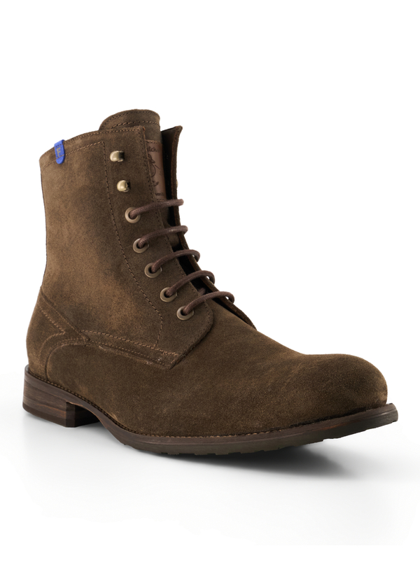 Floris van Bommel Herren Stiefel braun Nubuk-/Veloursleder