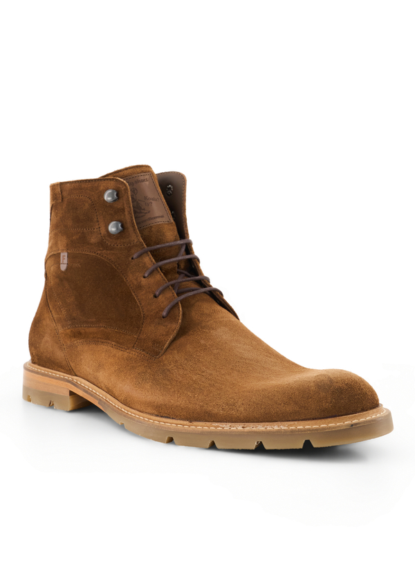 Floris van Bommel Herren Desert Boots cognac Nubuk-/Veloursleder