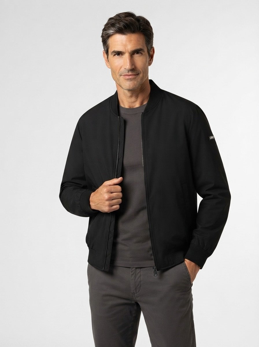 Blouson Cirapid, Mikrofaser wasseabweisend, schwarz