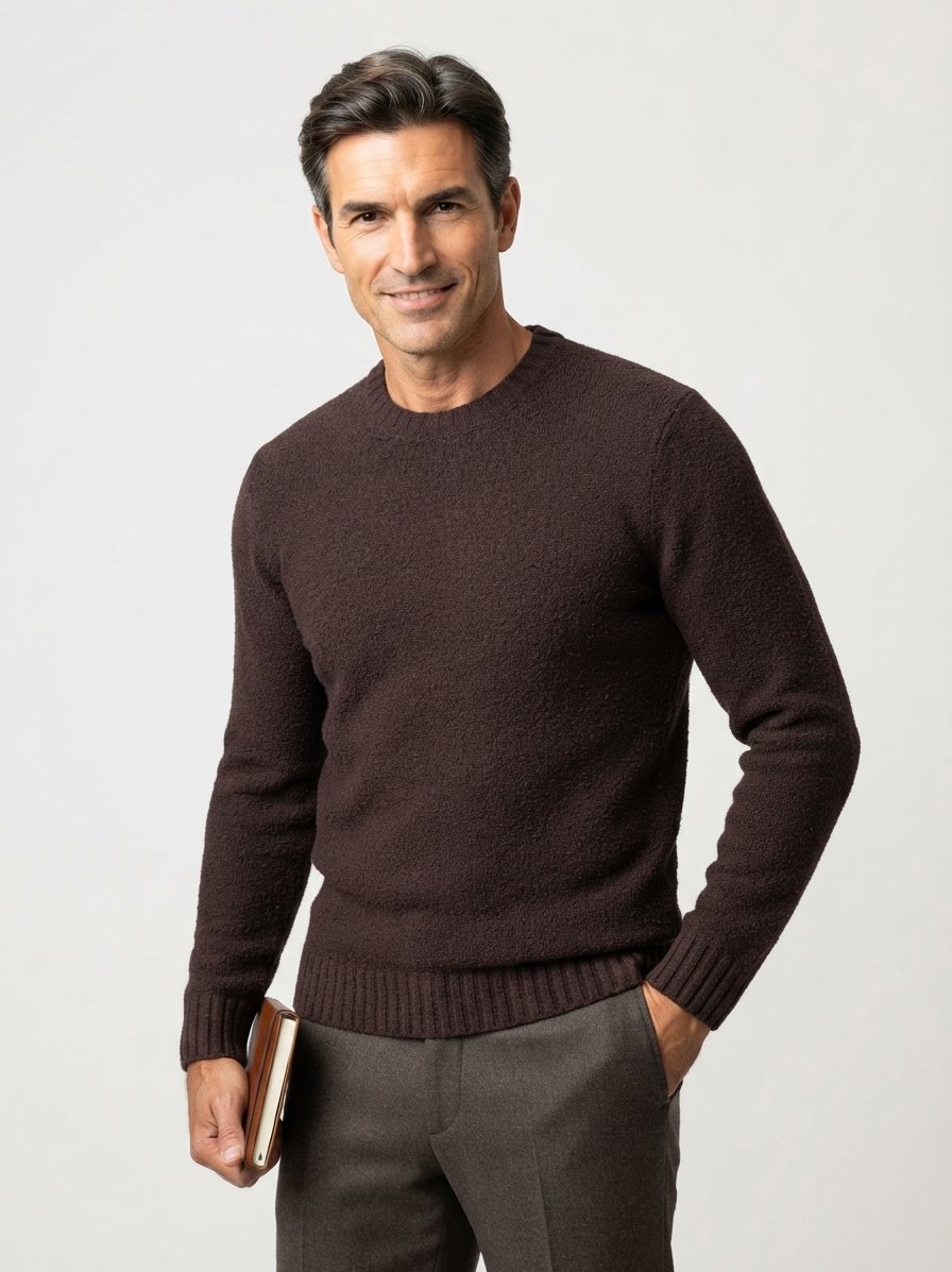 Pullover Cizac, Baumwolle, dunkelbraun