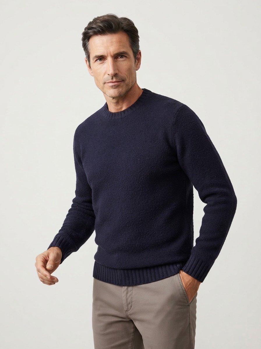 Pullover Cizac, Baumwolle, dunkelblau