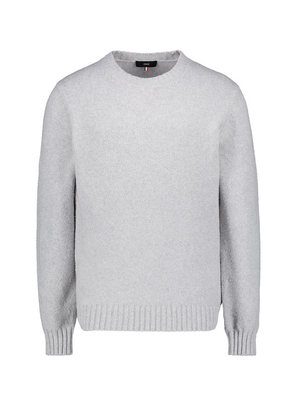 Pullover Cizac, Baumwolle, hellgrau meliert