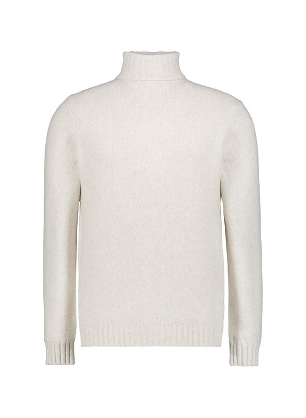Rollkragenpullover Cizino, Baumwolle, hellbeige meliert