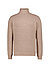 Rollkragenpullover Cizino, Baumwolle, hellbraun meliert - braun
