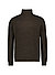 Rollkragenpullover Cizino, Baumwolle, dunkelbraun - dunkelbraun
