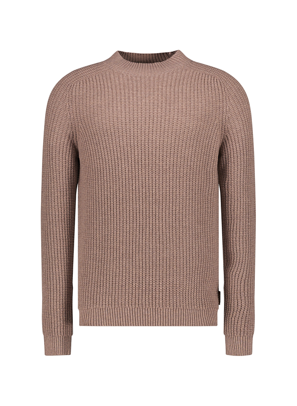 Troyer Cithono, Baumwolle-Wolle, dunkelbeige-taupe meliert