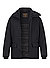 Daunenjacke, Mikrofaser wasserresistent, schwarz - schwarz