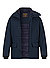 Daunenjacke, Mikrofaser wasserresistent, blau - dunkelblau