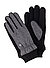 Handschuhe, Wolle Fleece gefüttert, grau-schwarz - grau