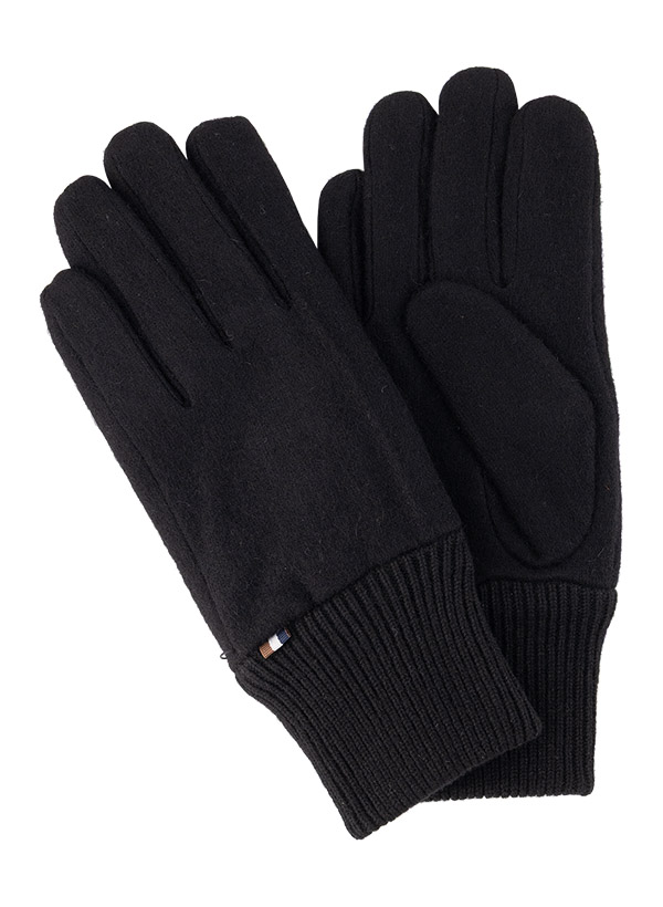 Handschuhe, Wollfilz Fleece gefüttert, schwarz