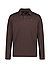 Polo-Shirt Timon, Stretch-Piqué, dunkelbraun - dunkelbraun