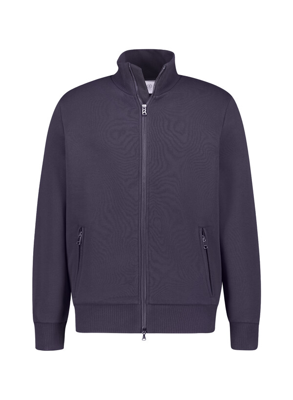 BOGNER Herren Sweatjacke blau unifarben
