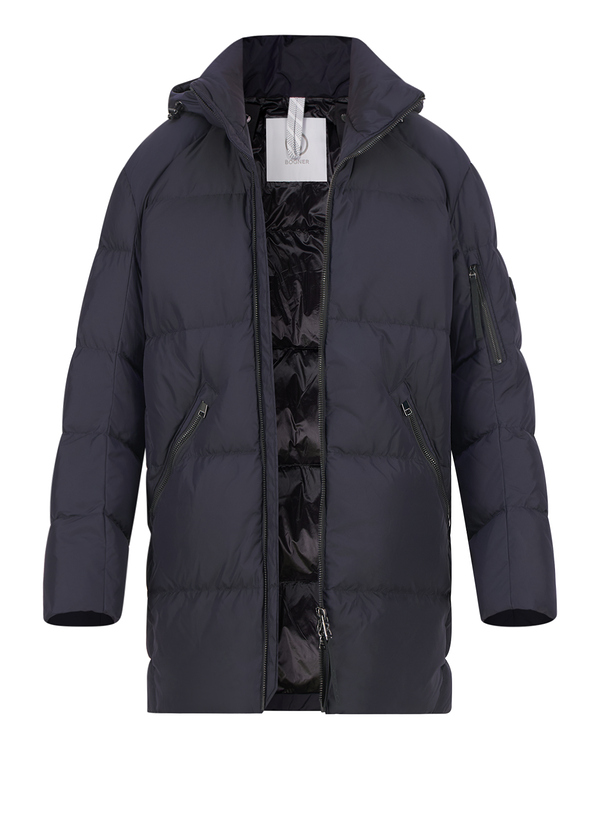Daunenparka Jones-D3, Nylon wasserabweisend, navy