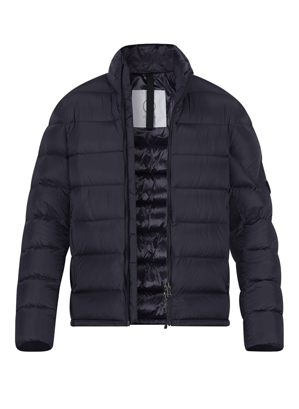 Daunenjacke Hugh, Mikrofaser, navy