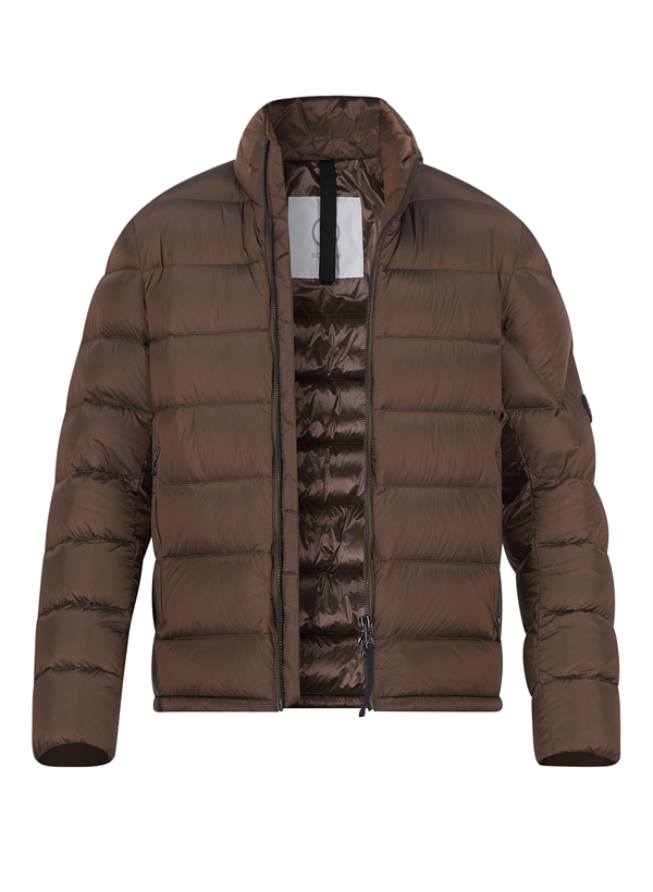 Daunenjacke Hugh, Mikrofaser, bronzebraun