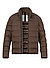 Daunenjacke Hugh, Mikrofaser, bronzebraun - braun