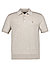 Polo-Shirt, Strick, hellbraun - hellbraun