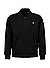 Sweatjacke, Baumwolle, schwarz - schwarz