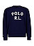 Sweatshirt, Baumwolle, navy - navy