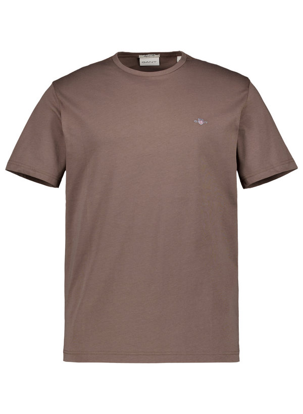T-Shirt, Regular Fit, Baumwolle, taupe