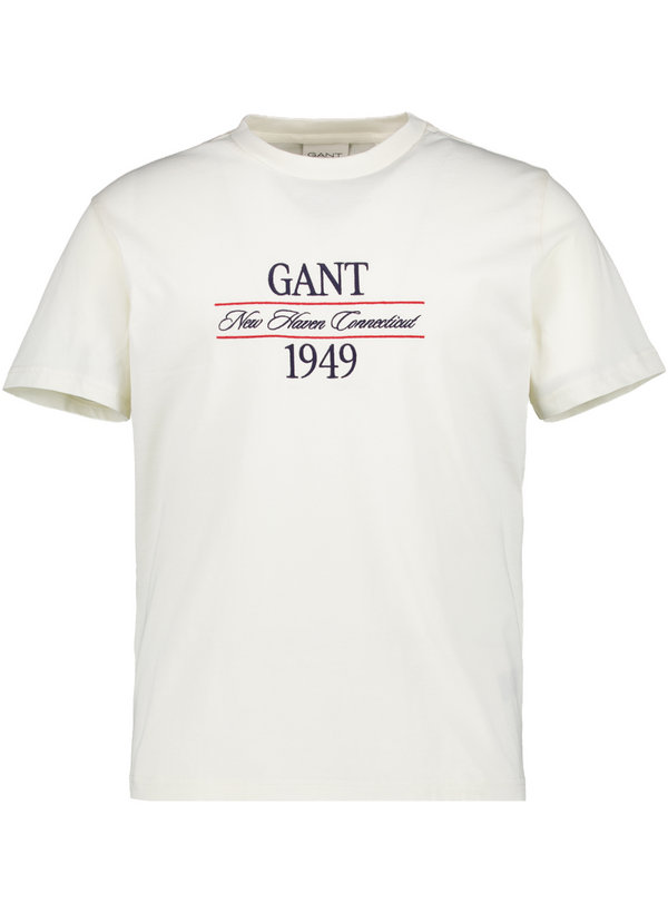 T-Shirt, Regular Fit, Baumwolle, creme