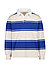 Pullover, Baumwolle, creme-royal gestreift - creme-blau