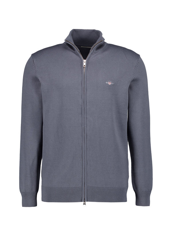 Gant Herren Cardigan grau unifarben