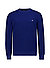 Pullover, Bio Baumwolle, blau strukturiert - blau