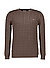 Pullover, Baumwolle, braun - braun