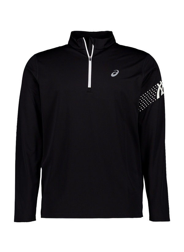 Longsleeve, Regular Fit, Mikrofaser, schwarz