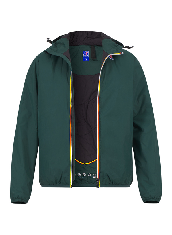 Regenjacke, Mikrofaser, wasserabweisend, grün