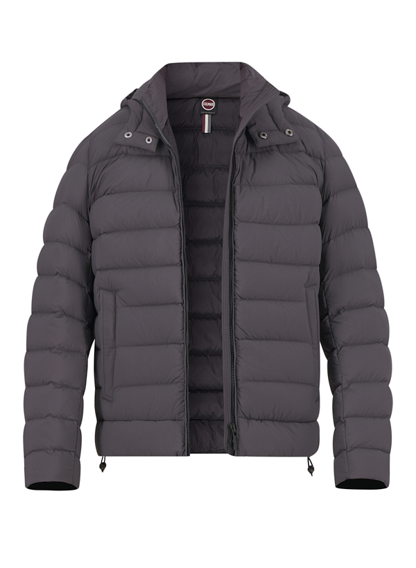 Daunenjacke, Nylon, grau