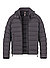 Daunenjacke, Nylon, grau - grau