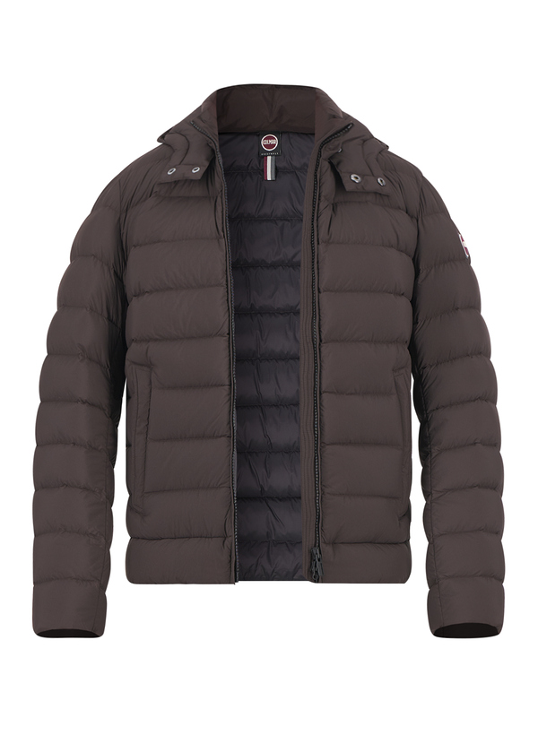 Daunenjacke, Nylon, braun