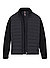 Hybrid Jacke, Strick Mikrofaser, schwarz - schwarz