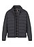 Hybrid Jacke, Strick Mikrofaser, grau - grau