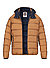 Daunenjacke, Nylon, hellbraun - hellbraun