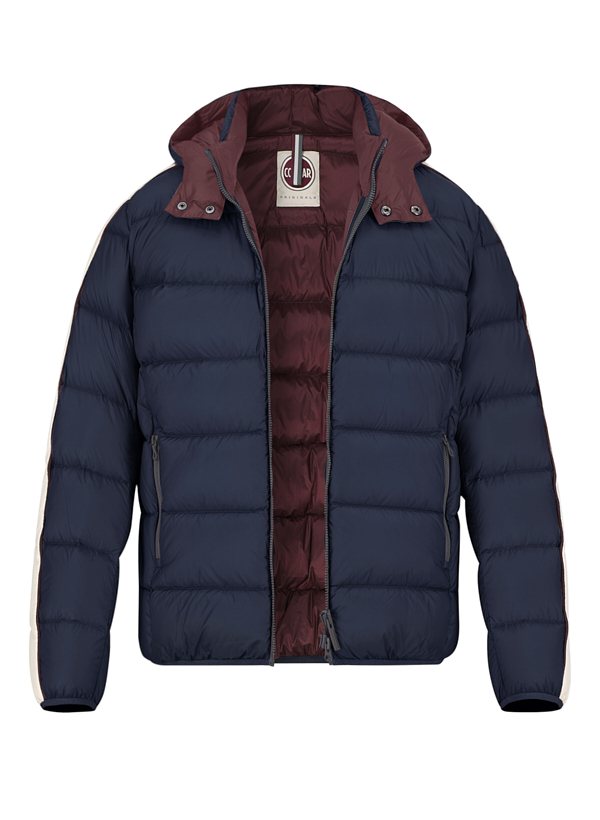 Daunenjacke, Nylon, navy