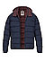 Daunenjacke, Nylon, navy - navy