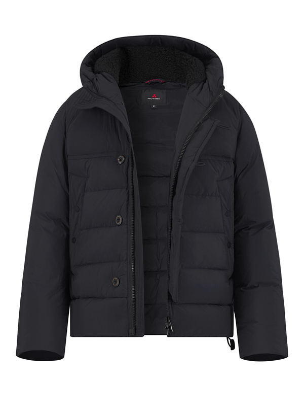 Daunenjacke Eddie, Mikrofaser wasserabweisend, schwarz