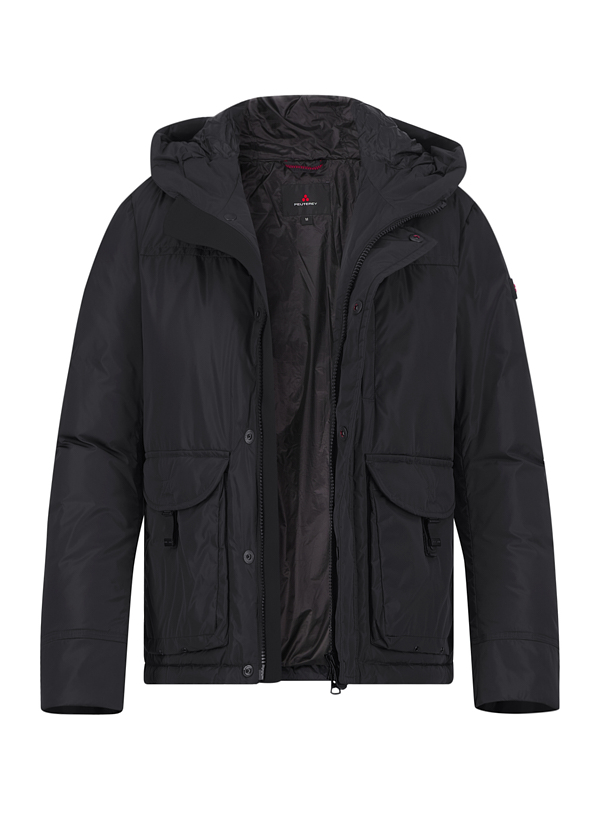 Daunenjacke Ronnie, Mikrofaser wasserabweisend, schwarz