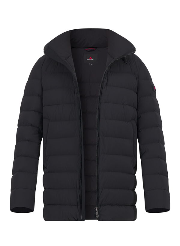 Daunenjacke Nigel, Mikrofaser wasserabweisend, schwarz