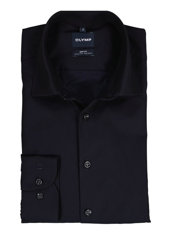 Hemd, Body, Baumwoll-Stretch, Kent, Extra langer Arm, navy