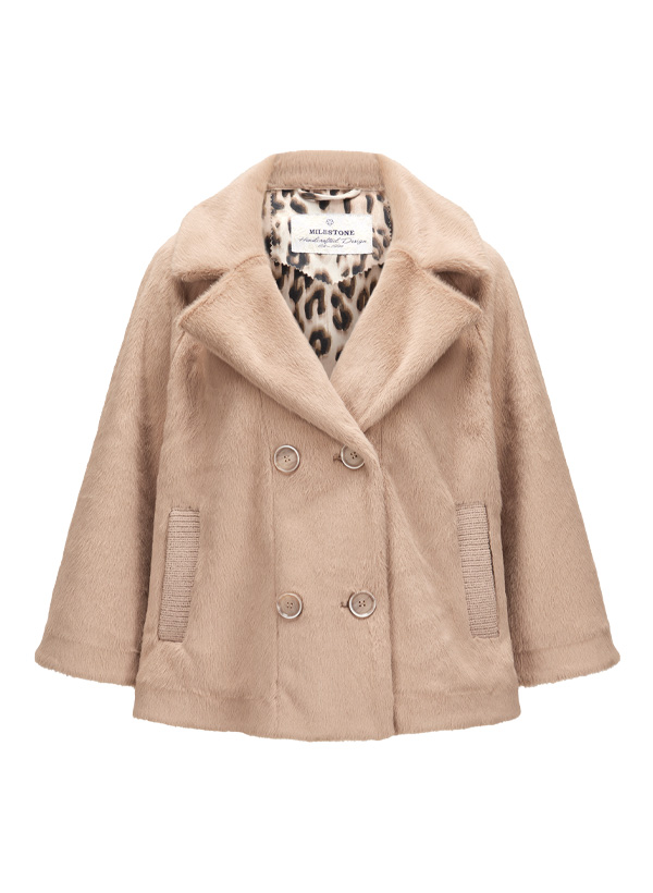Jacke MSHelene, Kunstpelz, creme