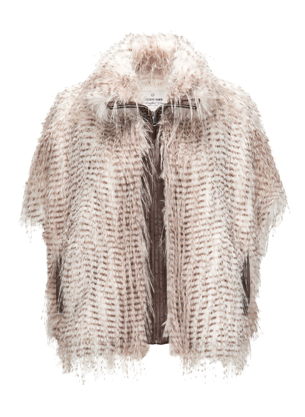 Weste MSDoloria, Kunstfell, beige
