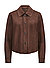 Lederjacke MSCoco, Lammvelours, mittelbraun - mittelbraun